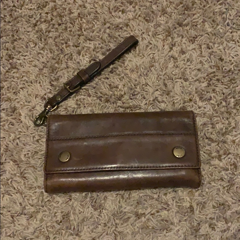 Frye Brown Italian Leather Wallet